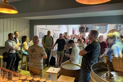 A craft beer tasting tour of the Bermondsey Beer Mile - Stop 1: Anspach & Hobday at The Arch House