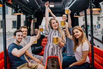 Adults-only Prague Beer Bus Tour - Old Town Streets, Parizská, and Staroměstské náměstí