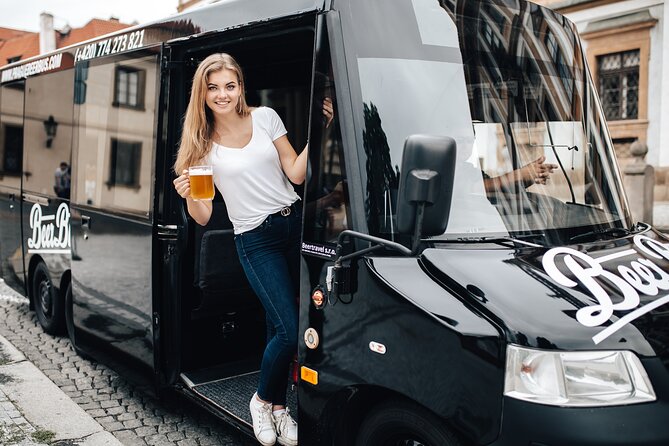 Adults-only Prague Beer Bus Tour - What Makes the Hosts Matter (Sabrina, Hedvika, Veronica, and Marek)