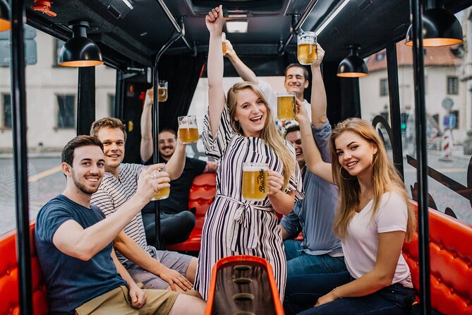 Adults-only Prague Beer Bus Tour - Old Town Streets, Parizská, and Staroměstské náměstí