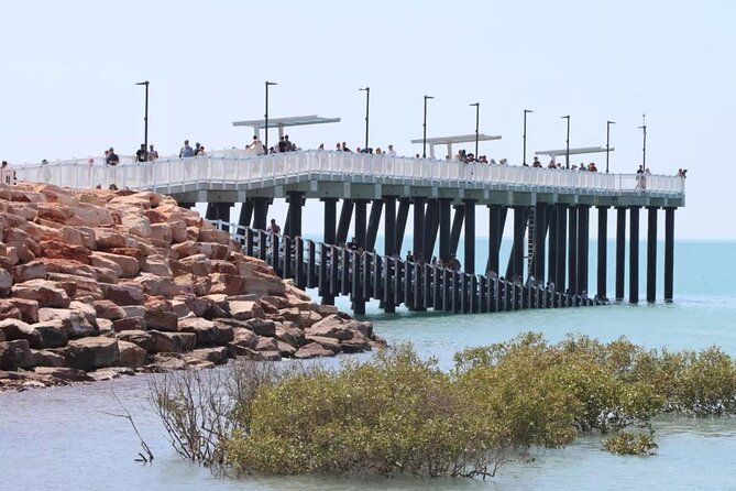Afternoon Broome Town Tour including Beer Tasting & Sunset Drinks - Gantheaume Point: red rock cliffs, dinosaur footprints, and a coastal viewpoint worth the walk