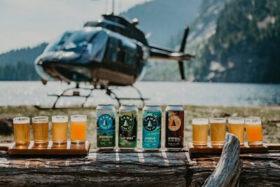 Backcountry Beer Tasting Heli-Tour & Landing (Depart SKY Hangar) - The landing: your backcountry “patio” and what the tasting feels like