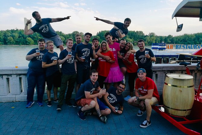 Beer Bike - Entering the Bratislava Old Town loop: the timing and meeting point