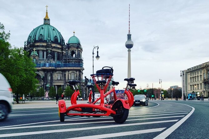 Beer Bike & Party Bike Highlights Berlin City Tour including pick-up - Beer Bike Berlin with pick-up: the fun-meets-history plan