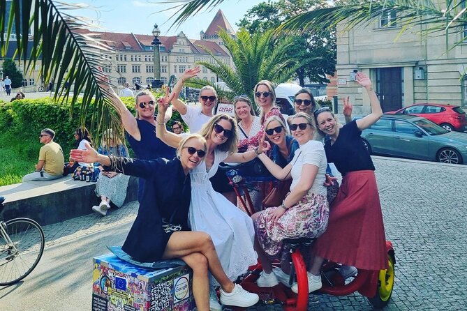 Beer Bike & Party Bike Highlights Berlin City Tour including pick-up - Your route: from Pariser Platz to Checkpoint Charlie (and beyond)