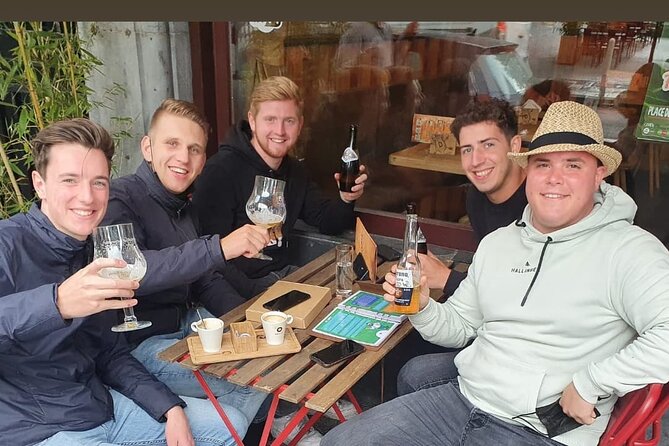 Beer Tasting and Scavenger Hunt in Brussels – About 3 Hours - The beer tasting breaks: good variety, and a note on portion size