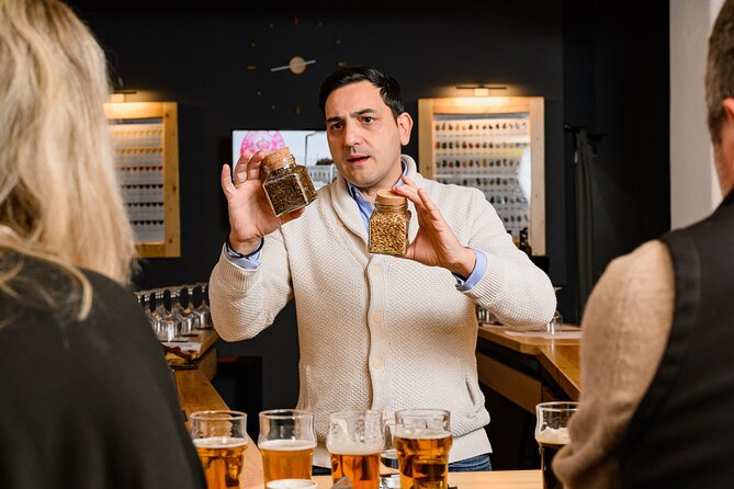 Beer Tasting Evening Experience in Athens with Greek Cheeses - Beer Lesson 101, Athens-Style: Malt, Hops, and Grains