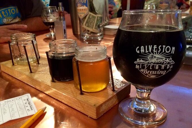 Beer Tasting Experience with 4 Beer Flight - When This Fits Best in Your Galveston Day