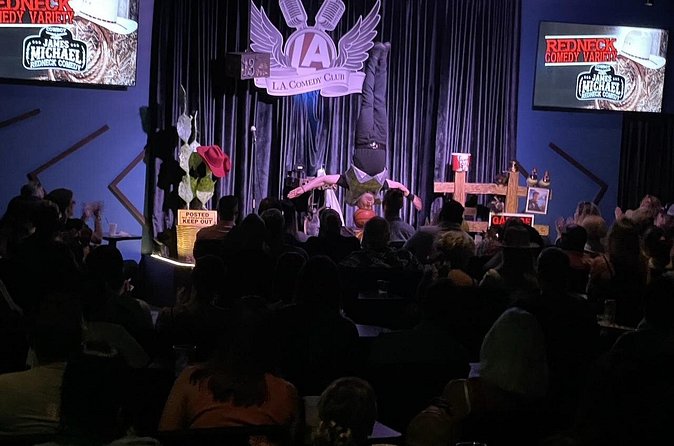 Brew-Ha Ha Tour Craft Beer and Comedy Club Tour - Stop 5: LA Comedy Club at the Stratosphere (Cocktail + Explicit-Language Warning)