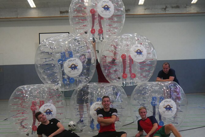 Bubble soccer in the center of Hamburg with beer / champagne - The Break: Complimentary Beer or Champagne