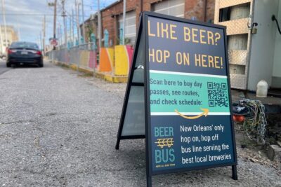 Craft brewery hopping through New Orleans | Uptown - Brewery Saint X: a modern beer hang with food, wine, and game-day energy