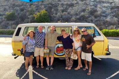 Cruise & Booze Brewery tours - Stop 1: Wild Barrel Brewing—bar service, inside/outside, and driver-led photo breaks