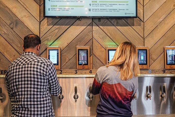 Denver Beer Spa: Colorado's Most Unique Spa Experience For Two - The Taproom After: Craft Beer, Wine, Cider, and Non-Alcoholic Options