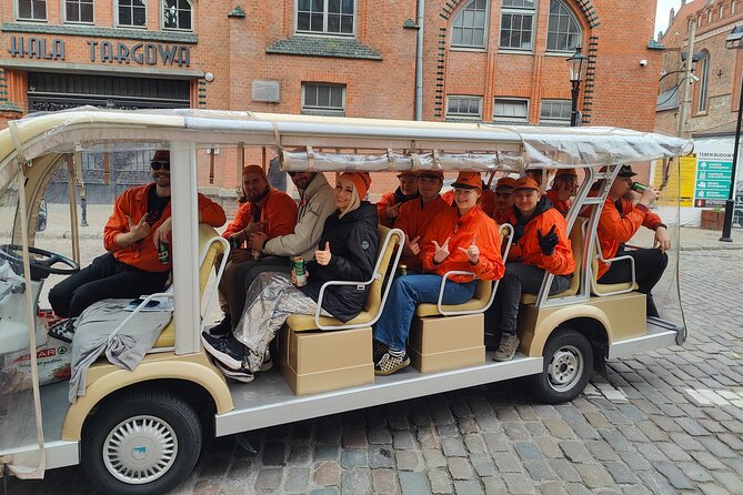 Gdansk: NO LIMIT BEER City Tour Sightseeing by Buggy Golf Cart - Church stops near the city center: St. Bridget’s and St. Catherine’s