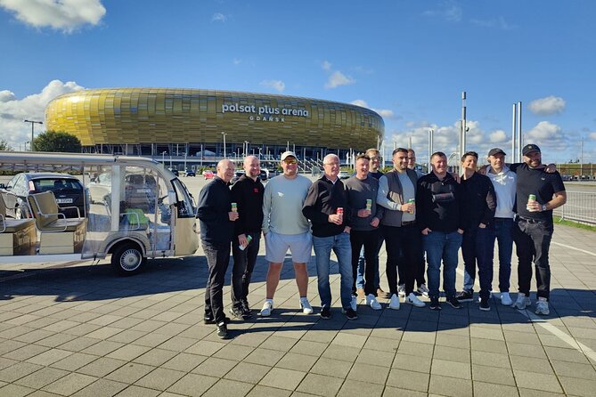 Gdansk: NO LIMIT BEER City Tour Sightseeing by Buggy Golf Cart - Quick orientation at Market Hall, Old City Hall, and the Great Mill