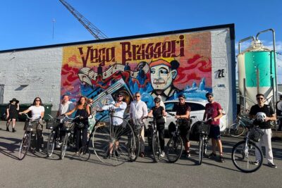 Guided Brewery Tour on Bicycle - The brewery stops: why short tastings work better than long ones