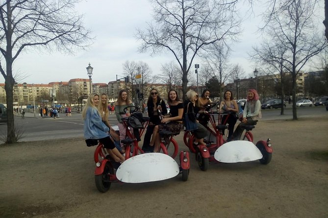 Jetbike Berlin fun bike beer bike - The pace: short stops, full concentration