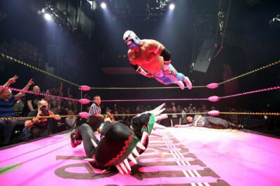Lucha Libre Tickets & Tacos & Beer & Mezcal - BEST NIGHT EVER! - Getting the Rules and Chants Before You Sit Down