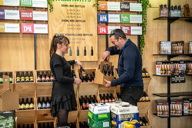 Monteith's Brewery Tour - Two poured beers plus a takeaway mixed six-pack