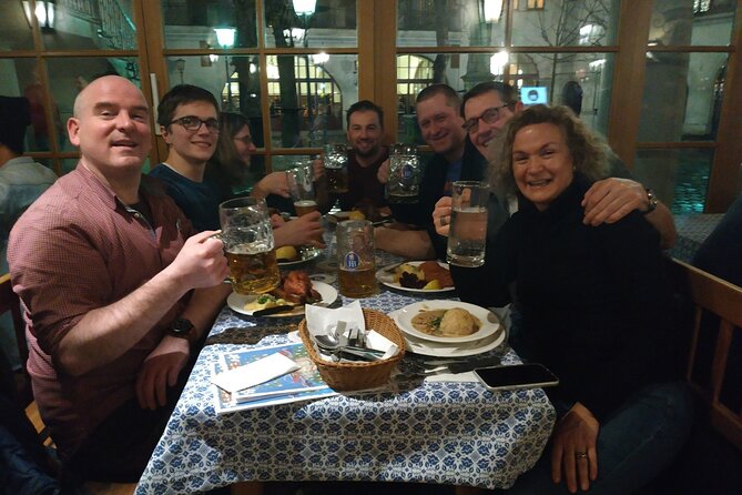 Munich Beer and Bavarian Bites Private Tour - Three beer tasters matched to Bavarian dishes