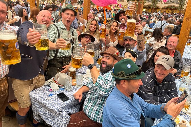 Munich Oktoberfest Tour With Hofbräu Beertent Tickets, Beer, Food - Food and Beer: The Included Plan (Plus Vegetarian and Vegan)