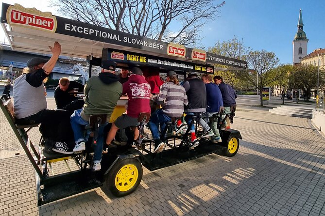 Original Bratislava Beer Bike Tours - All-you-can-drink - Your 90-Minute Route: Eurovea, Hviezdoslavovo, and the Slovak National Theatre