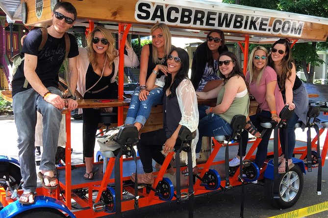 Pedal, Drink, and Bar hop through Sacramento on a 15 seat Beer Bike - Your Midtown route: what each stop is like