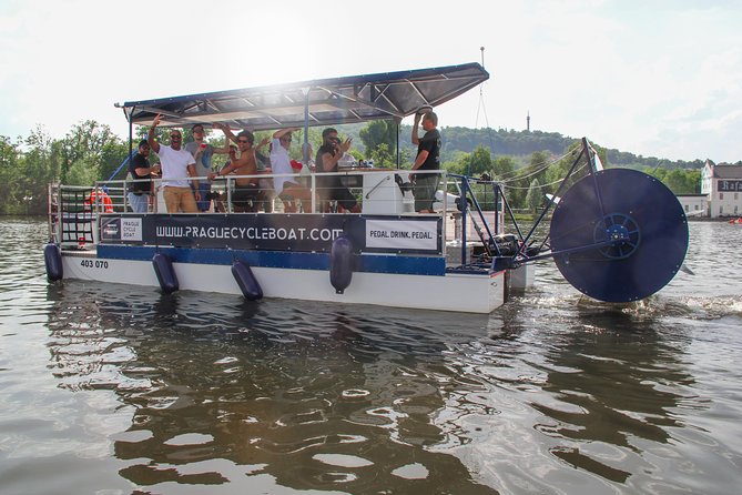 Prague Cycle Boat - The Swimming Beer Bike - Getting to the meeting point and actually starting on time