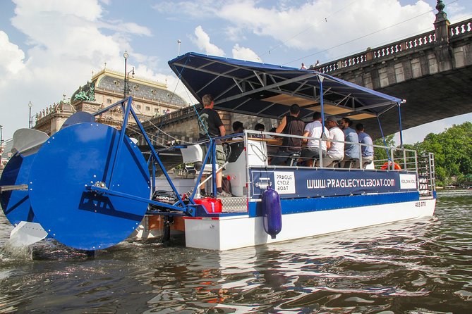 Prague Cycle Boat - The Swimming Beer Bike - Price and value: what $532.33 buys for up to 11