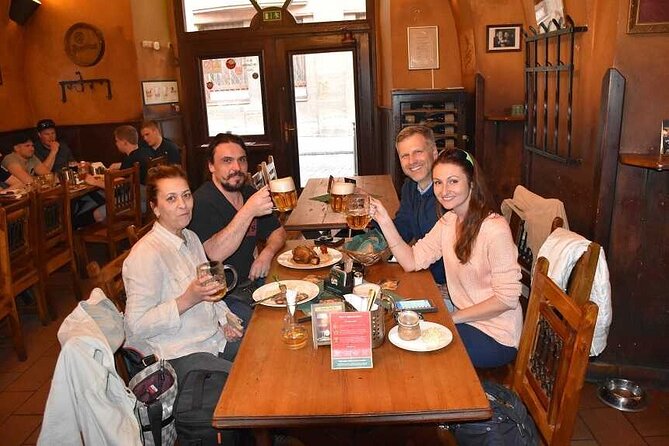 Prague Old Town And Beer Walking Tour Including Dinner - Two pubs, two beers: what you actually get for the beer part