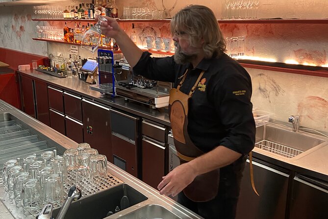 Prague Premium Craft Beer Tour - Stop 3: Pivovarský klub Benedict in the baroque underground