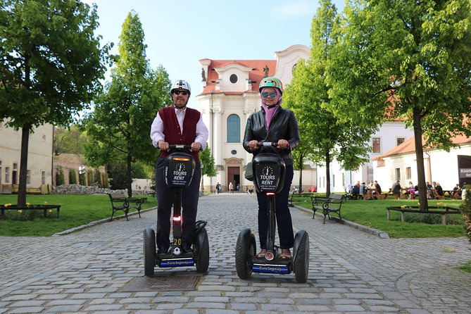 Prague Segway Tour - 3-hour Double Monastery & Brewery Tour - The route at a glance: smooth glide, short stops, big viewpoints