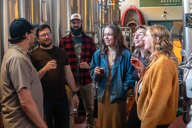 Premier Walking Guided Brewery Tour Through Downtown Asheville - The brewery stops: tastings plus beer process talk