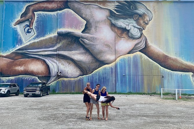 Private 3-in-1 Sightseeing, Brewery, and Mural Tour of Houston by Cart - Guide names you can use as a clue for what to expect