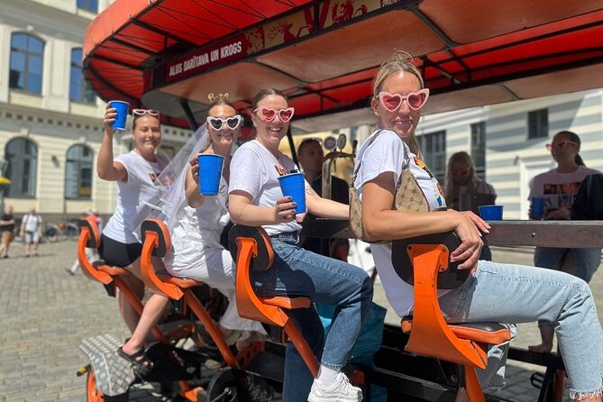 Riga Prosecco & Beer Bike Tour - How a Beer Bike Tour Works in Central Riga