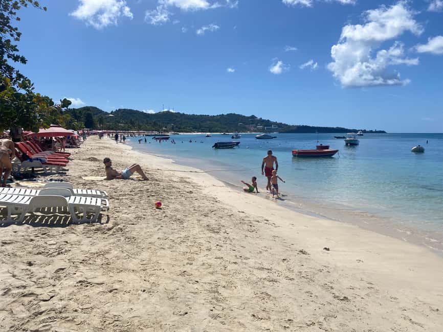 Rum Beer And Beach Tour - Grand Anse Beach time: swimming, water sports, and cooling off for real