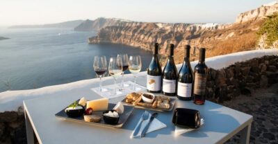 Santorini: Three Wineries and One Brewery Tour with Tastings - Your 4.5-hour route: brewery starter, then three winery stops