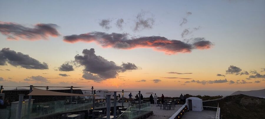 Santorini: Three Wineries and One Brewery Tour with Tastings - Stop 2: Art Space Winery in Exo Gonia, plus underground cellars