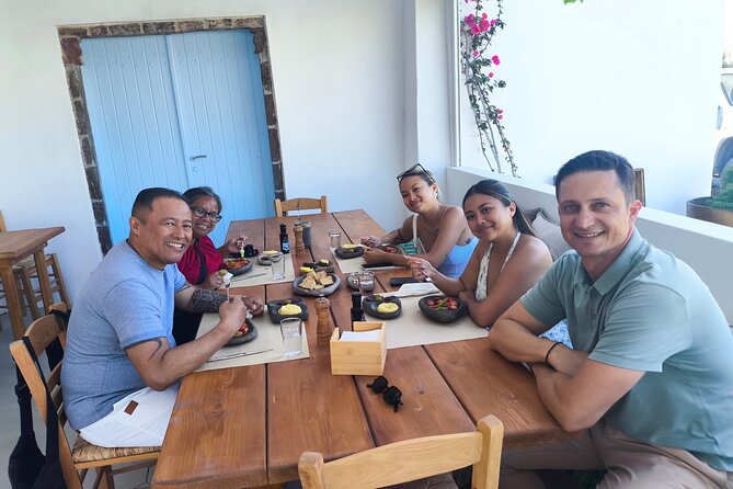 Santorinian Agriculture, Food, Wine, Beer, and Spirits - Nomikos Estate in Vothonas: farm walk, local products, real scale