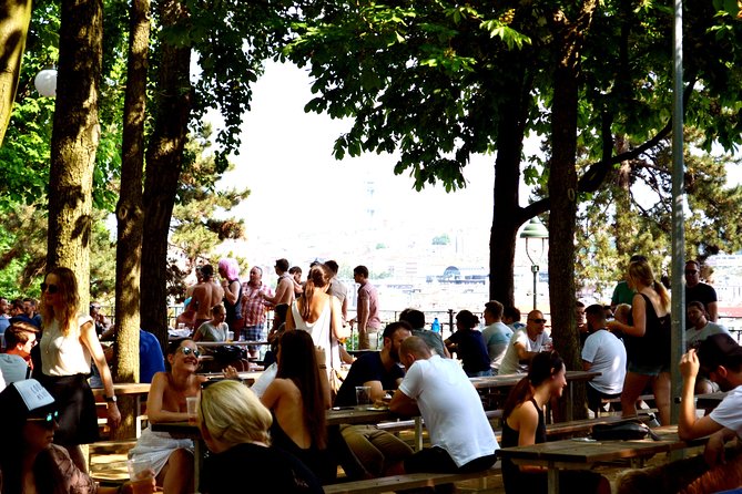 Sunny Beer garden tour - Academy of Fine Arts Beer Garden: Drinks With a View