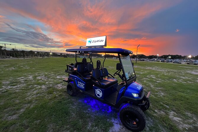 Tampa Heights Private Brewery Tour by Custom Golf Cart - Stop 4: Florida Avenue Brewing Co. and the Sunshine State angle