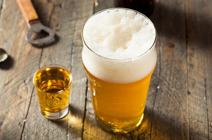 Taste of Bardstown Bourbon & Beer Walking Tour - The Volstead Bourbon Lounge and Mr. Tubs: slushie and a shot with beer