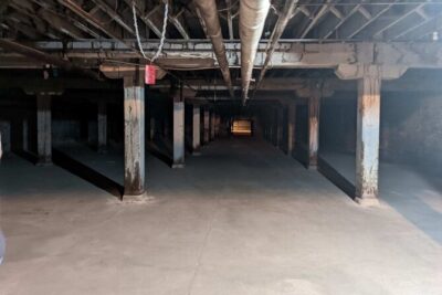 The Haunted Lemp Brewery Bottle Works Tour - Entering the basements: Buildings 2, 3, and 3A