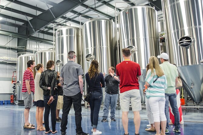 The Original Charlotte Brewery Tour - Craft Beer Experience - Midwood Smokehouse: the meal break (and the tasting people talk about)