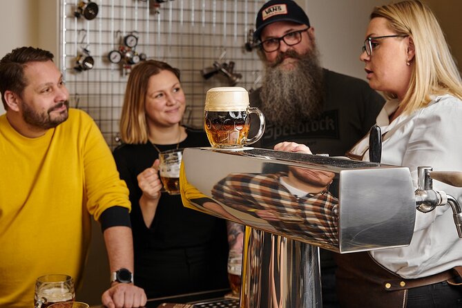 The School of Beer: Traditional Czech Art of Pouring Beer - Unlimited Czech beer + a snack break that keeps it comfortable