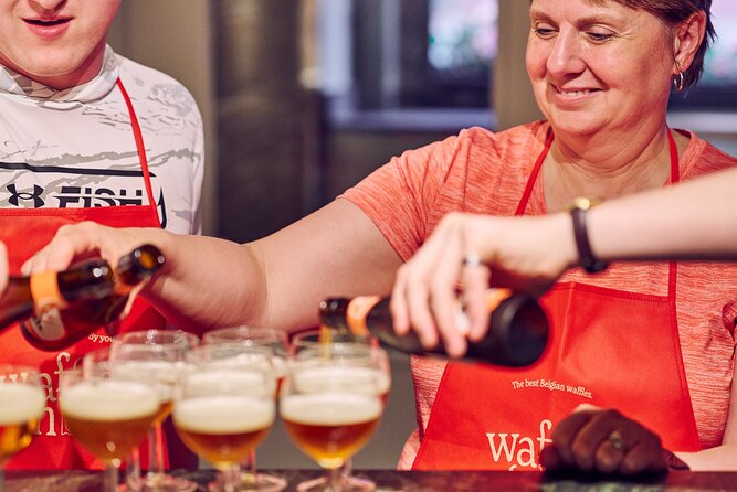 The Waffles 'n Beer Workshop in Brussels Centre - Pairing Your Waffles With the Beer You Selected
