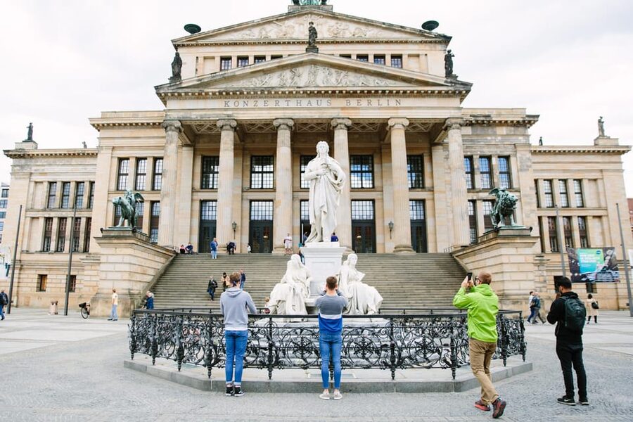 Ultimate E-Bike Tour of Berlin with Beer Garden Stop - Checkpoint Charlie and the Berlin Wall section: seeing the Cold War in plain space