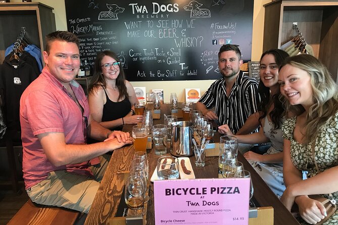Victoria Craft Brewery Tour - Moon Under Water: German-leaning pours plus a beer with a sense of humor