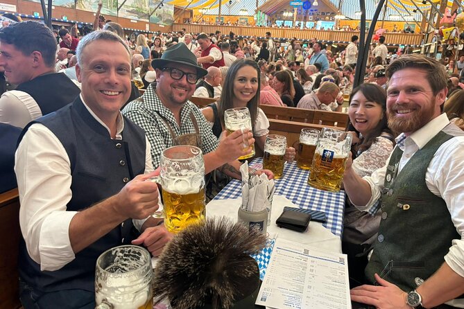 VIP Oktoberfest experience with table in big beer tent - Strong beer and Bavarian food: how to enjoy the tent without getting frustrated
