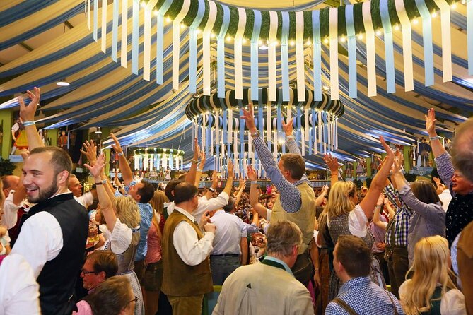 VIP Oktoberfest experience with table in big beer tent - Stop 1: the guided Oktoberfest walk that sets up your night